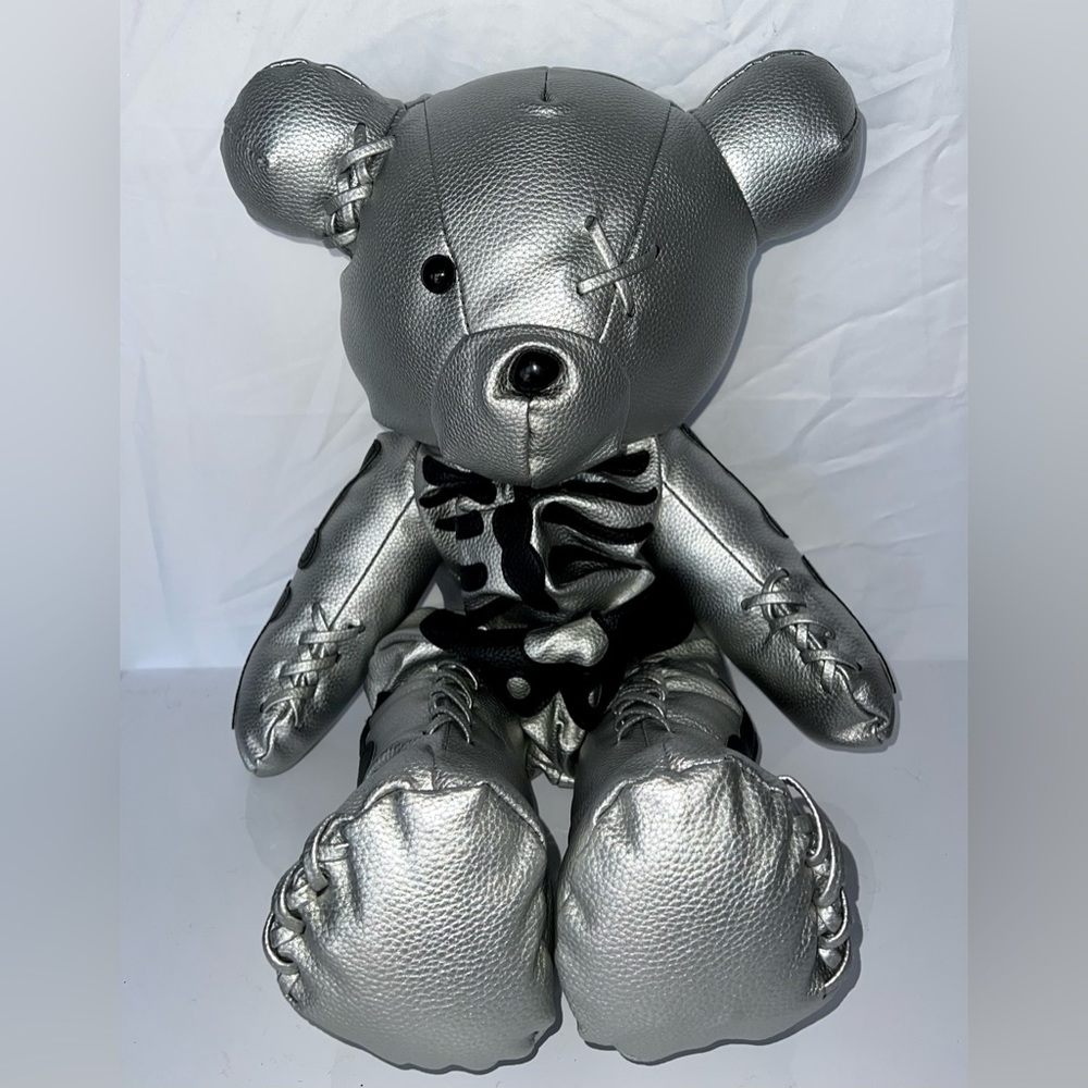 Dolls Kill Leather Teddy Bear Backpack New Without Tags